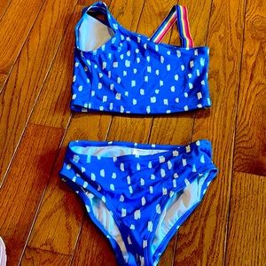Hanna Andersson girls 140 cm/ 10 2 piece bathing suit. Never worn